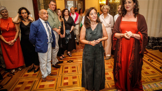 Lucía Veiga dio un pregón con acento coruñés y femenino