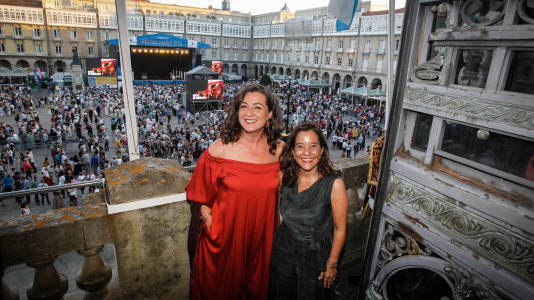 Lucía Veiga dio un pregón con acento coruñés y femenino
