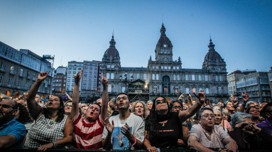 Luz Casal se creció en A Coruña con un concierto accidentado