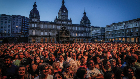 Luz Casal se creció en A Coruña con un concierto accidentado