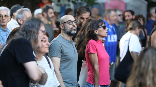 Concierto de Greasy Belly en la plaza España