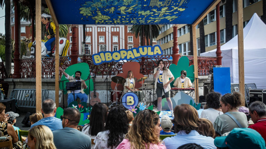 Bibopalula protagonizó uno de los conciertos paralelos al Festival Noroeste Estrella Galicia dentro de la programación dedicada a los más pequeños
