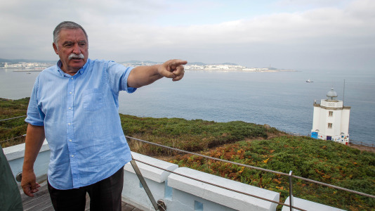 Dispositivo de seguridad en el faro de Mera