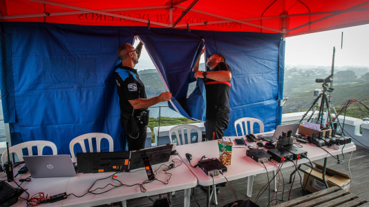 Dispositivo de seguridad en el faro de Mera