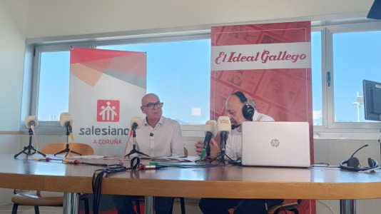 Xosé Regueira  en el programa especial del Grupo El Ideal Gallego por el Eclipse 2026