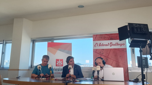 Martín Fernández Prado  en el programa especial del Grupo El Ideal Gallego por el Eclipse 2026