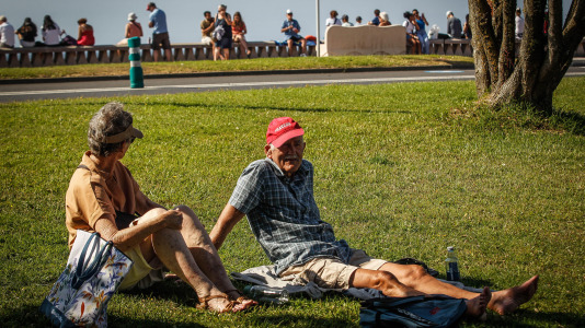 Desde temprano las personas se desplazaron a las zonas en las cuales se podría apreciar el eclipse