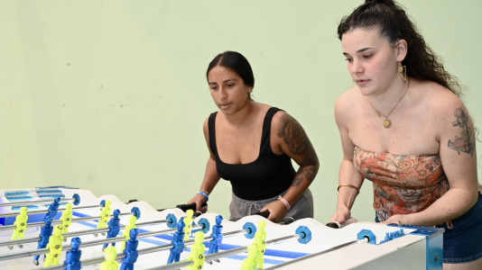 Participantes en el primer Teresa Herrera de Futbolín en la ciudad de A Coruña