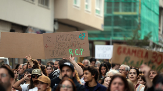 Alrededor de 1.000 personas marcharon por A Coruña