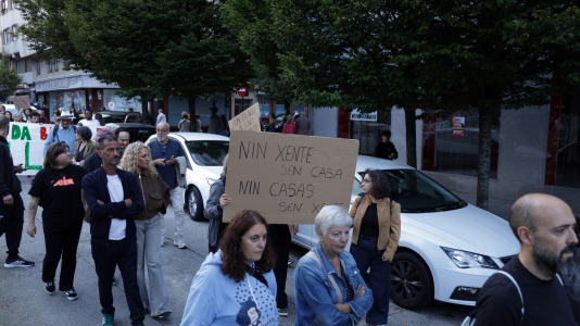 Alrededor de 1.000 personas marcharon por A Coruña
