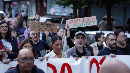 Alrededor de 1.000 personas marcharon por A Coruña