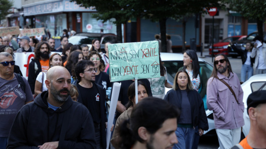 Alrededor de 1.000 personas marcharon por A Coruña