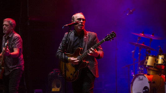 La primera noche de las festividades la amenizó Nacha Pop y Rafa Sánchez, de La Unión, en un concierto que no dejó a nadie indiferente