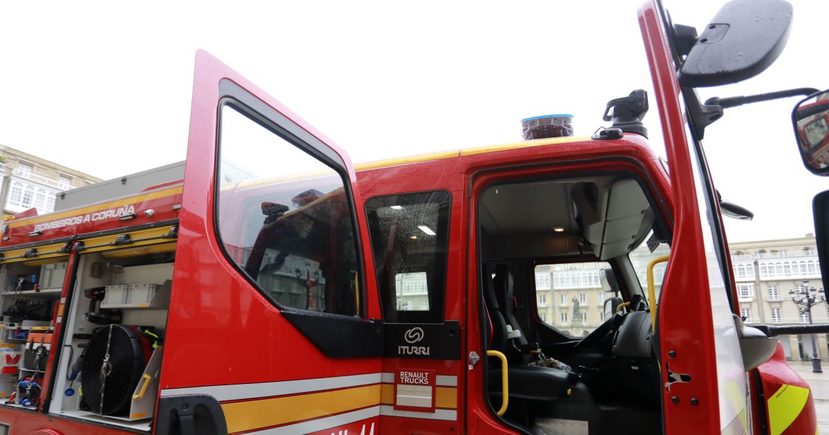 Una persona resulta herida en un incendio en una cocina en Arteixo
